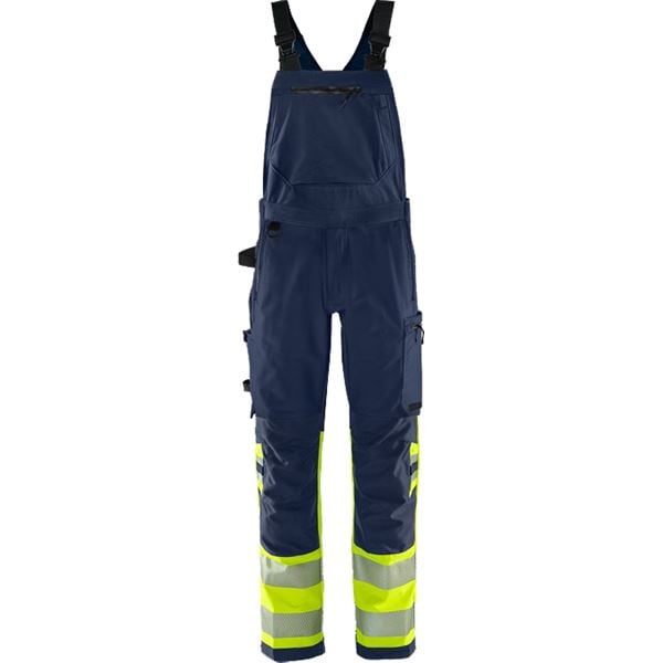 Fristads 1032 High-vis Stretch Bib and Brace Overalls