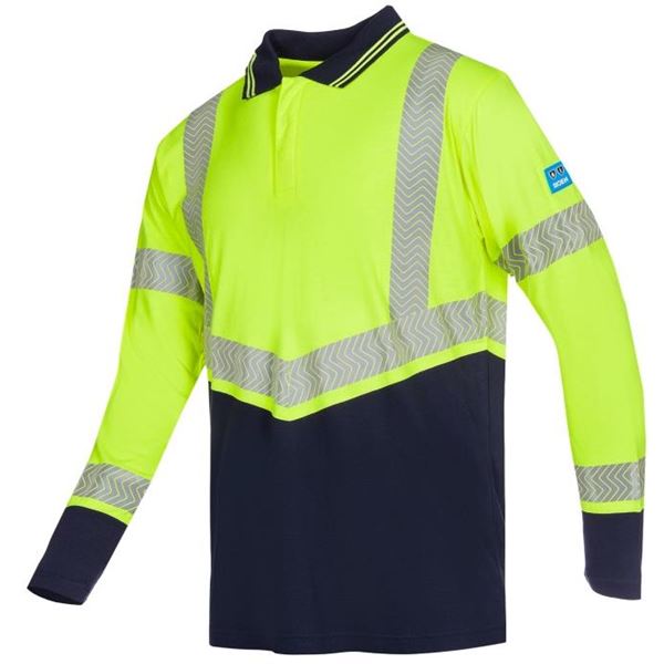 Sioen 540A Arran High Vis Yellow FR AST Polo Shirt