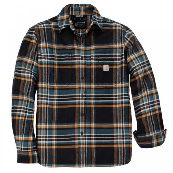 Carhartt Long-sleeve Plaid Flannel Shirt