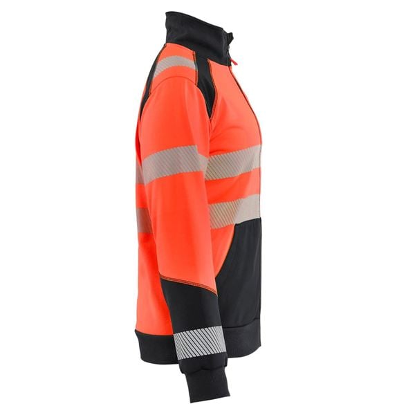 Blaklader 3508 Womens Hi-Vis Zipped Sweatshirt