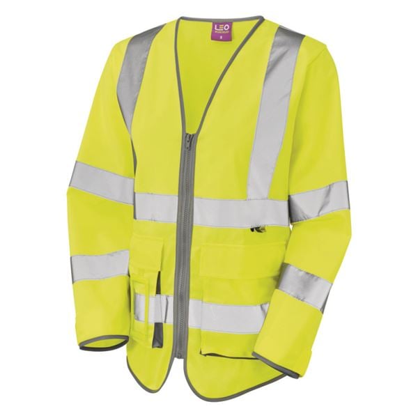 Leo SL12 Beaworthy Womens Long Sleeve High Vis Vest