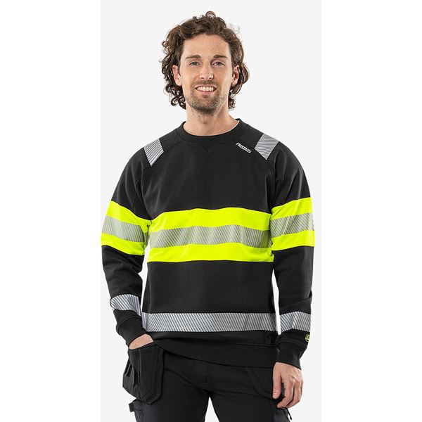 Fristads 7530 High Vis Stretch Sweatshirt