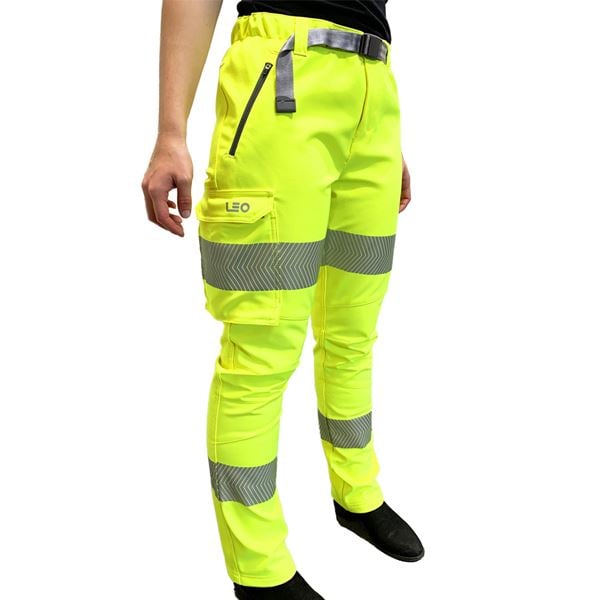 Leo WTL01 Starcross Womens Stretch High Vis Trouser