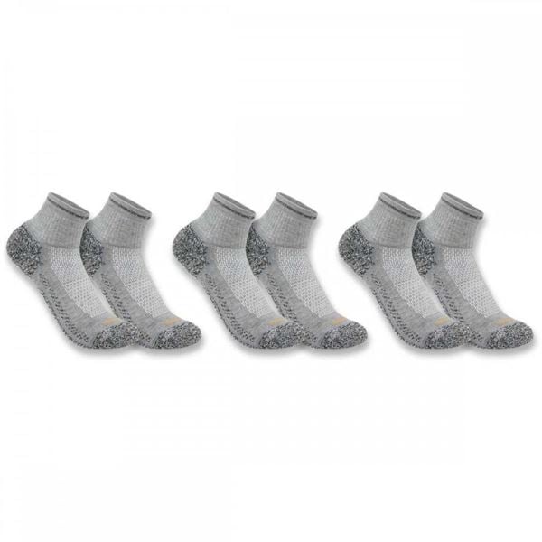 Carhartt Midweight Quarter Sock 3 Pair Pack
