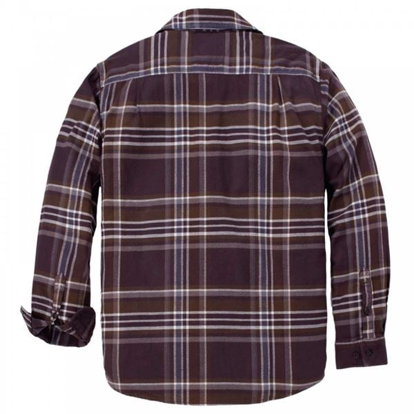 Carhartt Long-sleeve Plaid Flannel Shirt