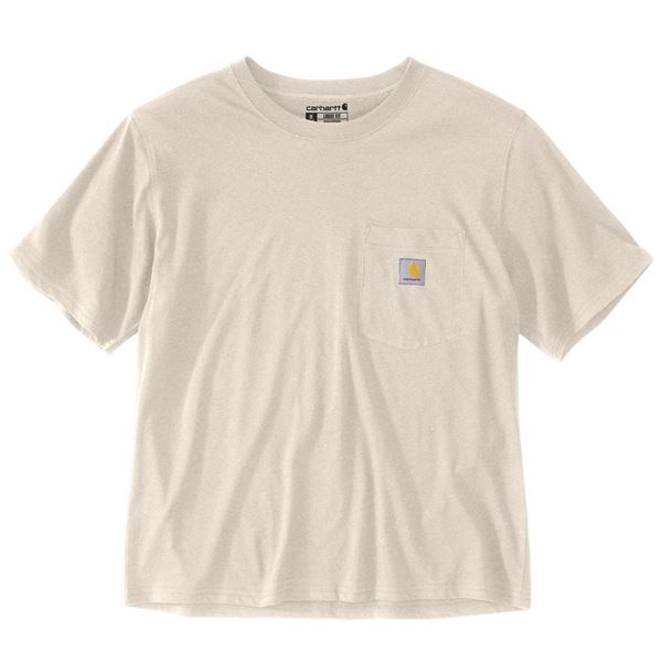 Carhartt Womens Cotton Tencel Blend Loose Fit Pocket T-shirt