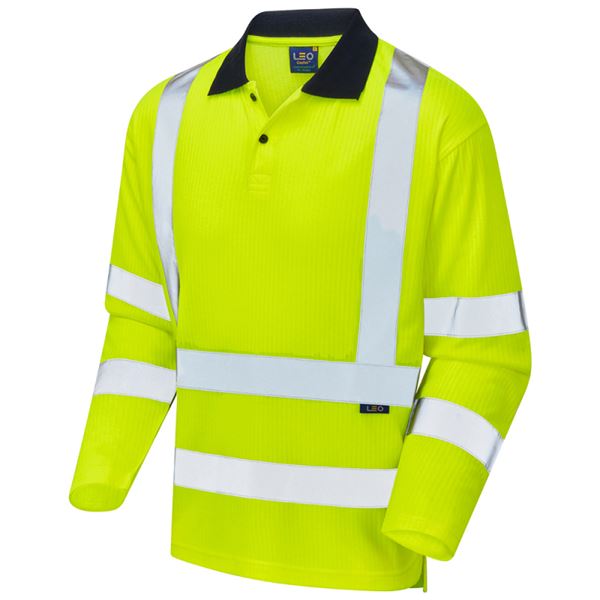 Leo P05 Swimbridge High Vis Polo Shirt