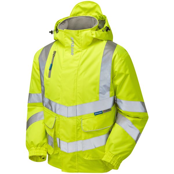 Pulsar P191 High Vis Lined Bomber Jacket