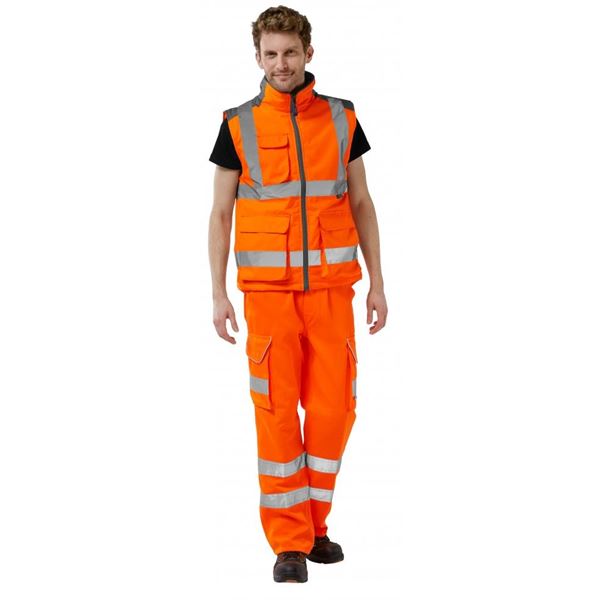 Leo BW01 Torrington High Vis Bodywarmer