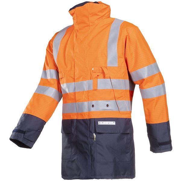 Sioen Winseler 3073 High Vis Orange Multi Norm Jacket