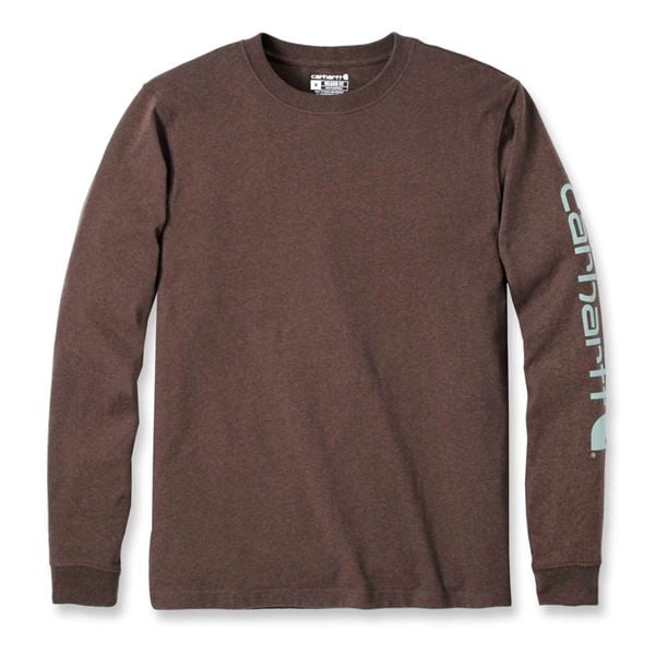 Carhartt Relaxed Fit Long Sleeve Logo T-shirt