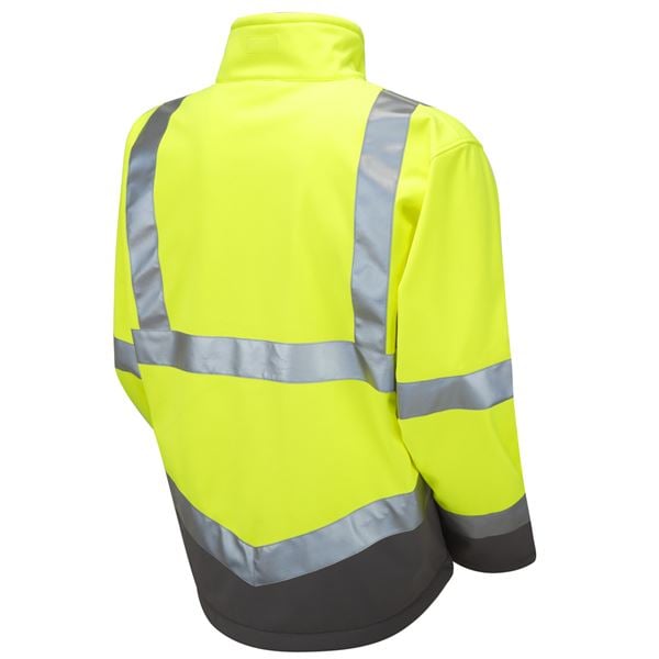 Leo SJ01 Buckland Softshell High Vis Jacket
