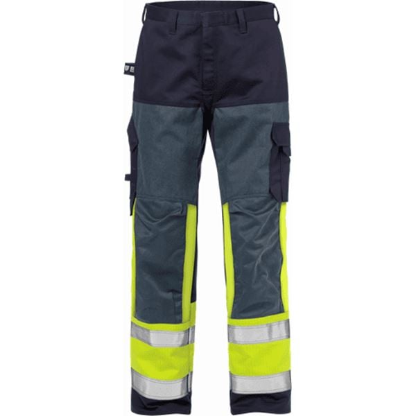 Fristads 2587 High Vis Yellow FR Work Trousers