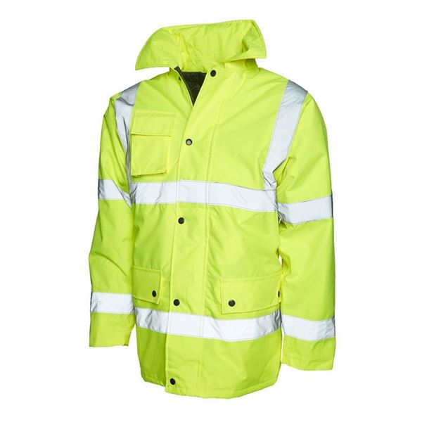 UC803 High Vis Yellow Parker Jacket