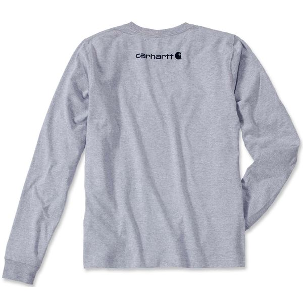 Carhartt Relaxed Fit Long Sleeve Logo T-shirt