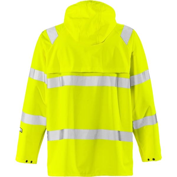 Fristads Flame High Vis Yellow Rain Jacket 4845