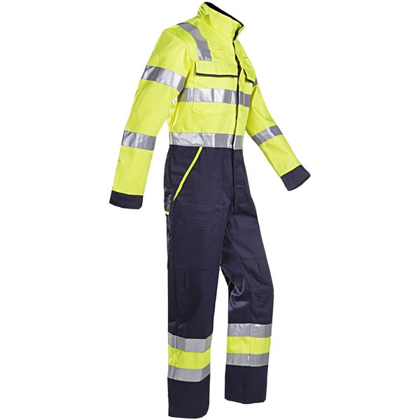 Sioen 018 Autun High Vis Yellow Arc Overall