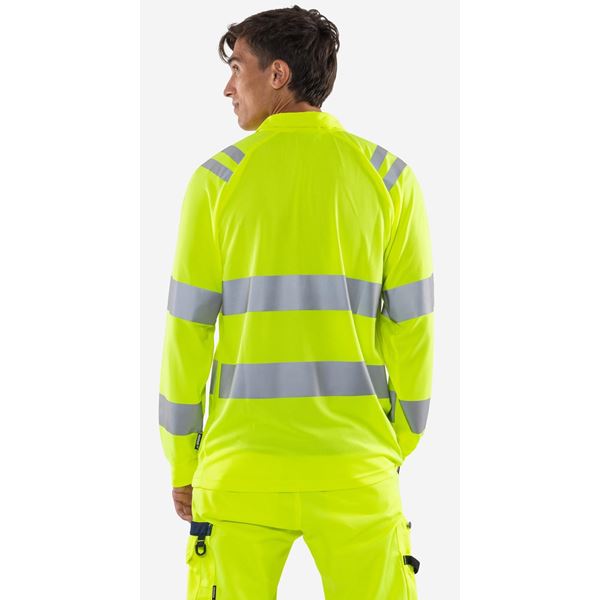 Fristads 7864High Vis Long Sleeve Polo Shirt