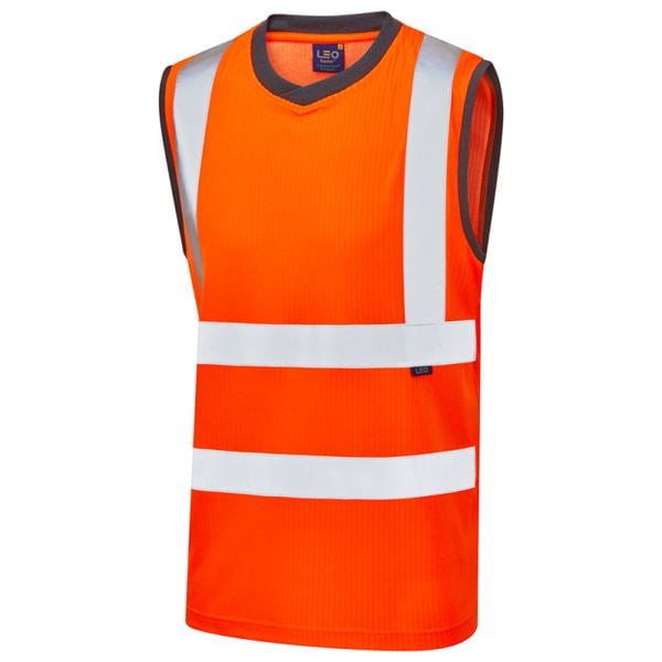 Leo V01 Ashford High Vis Sleevless Vest