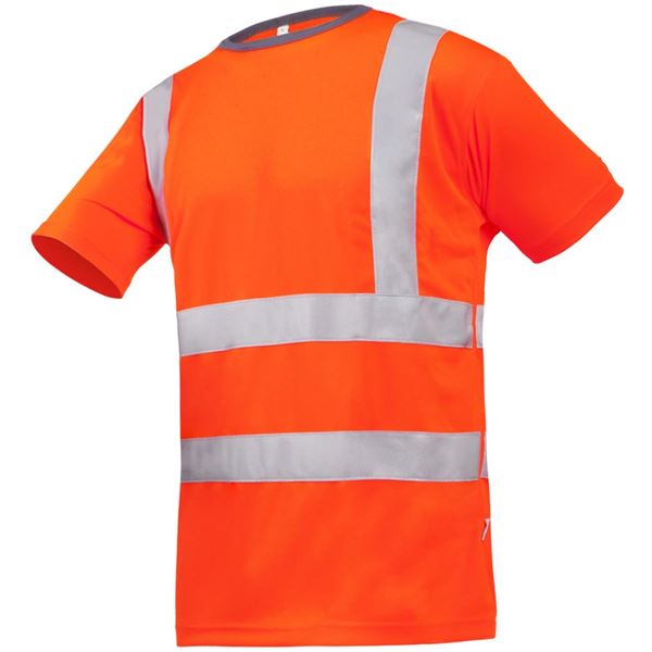 Sioen 3866 Ameno High Vis Red T-shirt