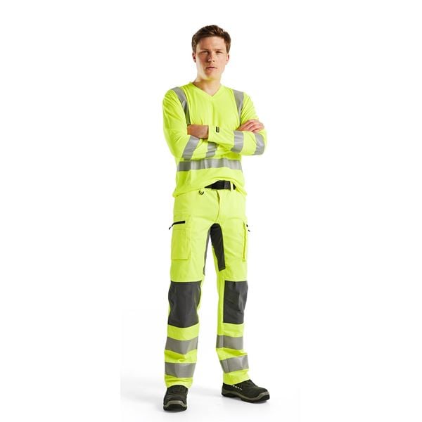 Blaklader 1585 High Vis Stretch Trousers