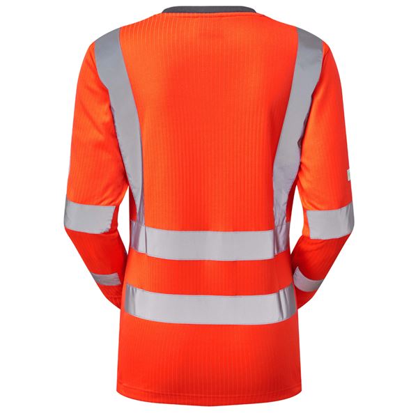 Leo TL05 Lydford Long Sleeve High Vis Womens T-shirt