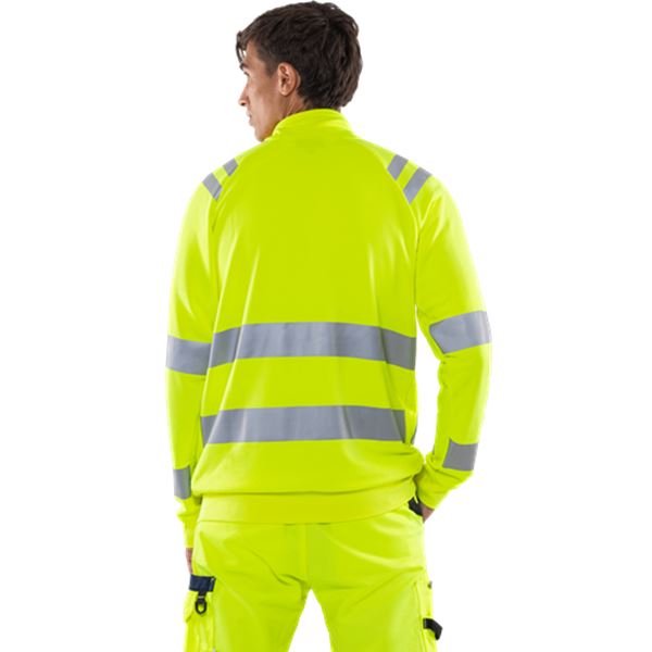 Fristads 7863 High Vis Sweatshirt Jacket