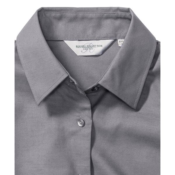 Russell 932F long sleeve Oxford blouse