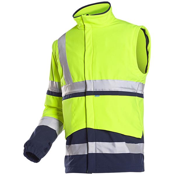 Siopor Ultra 401 Powell High Vis Yellow Jacket with Softshell
