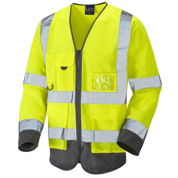 Leo Wrafton S12 Long Sleeved High Vis Vest 