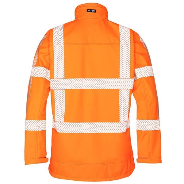Sioen 7334 Hollum Hi-vis Orange Multi-Norm Softshell