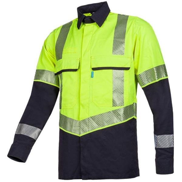 Sioen 068V Colne High Vis Yellow Arc Shirt