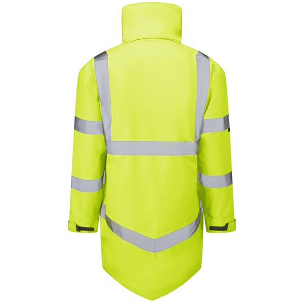 Leo A03 Marwood High Vis Yellow Stormcoat