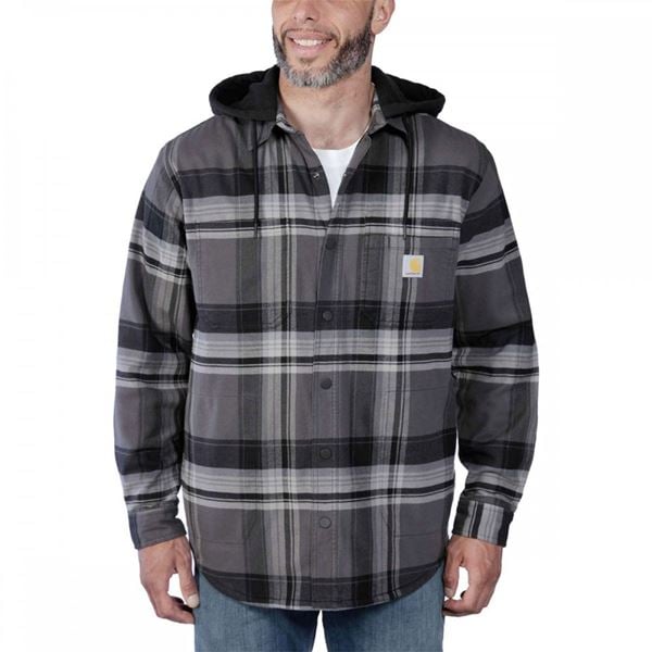 Carhartt Sherpa Lined Hooded Relaxed Fit Shirt Jacket