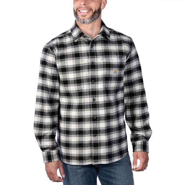 Carhartt Fleece lined plaid shirt jacket