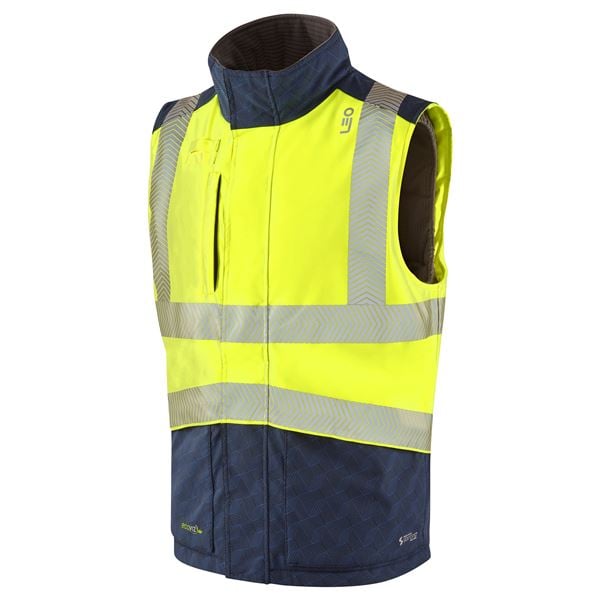 Leo BW02 Halsinger High Vis Bodywarmer