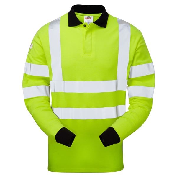 Pulsar High Vis FR Anti-static Polo Shirt PFRASC21.