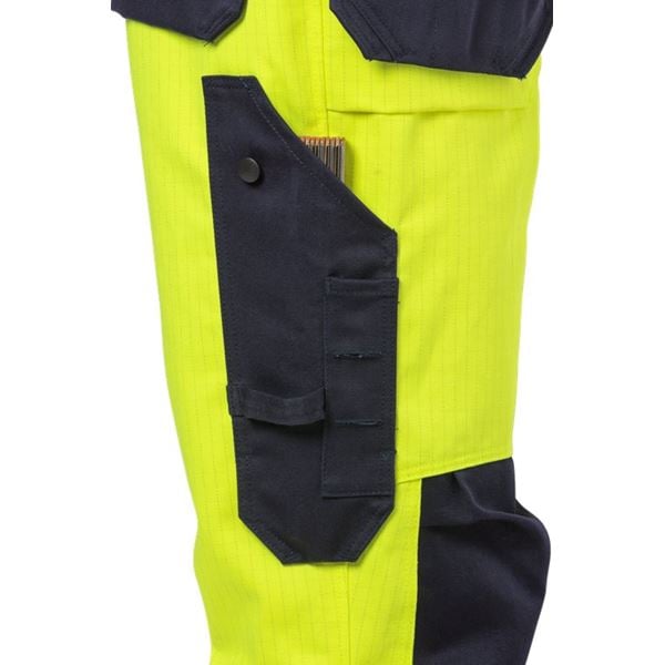 Fristads 2584 High Vis Yellow FR Work Trousers