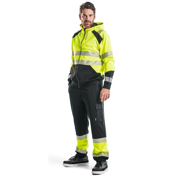 Blaklader 3546 High Vis Hooded Sweatshirt