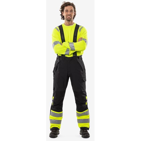 Fristads 2681 High vis Green Stretch Winter Trousers