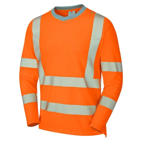 Leo T08 Capstone Coolviz High Vis Long Sleeve T-shirt