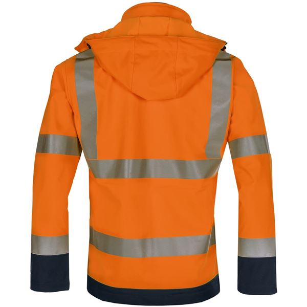 Sioen Fuller 9933 Soft Shell High Vis Orange Jacket