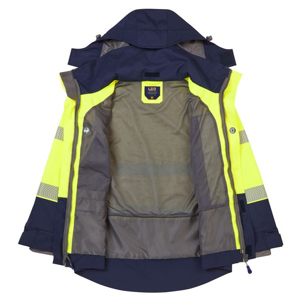Leo J05 Dartmoor High Vis Bomber Jacket
