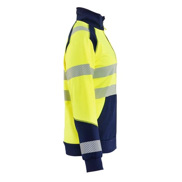 Blaklader 3508 Womens Hi-Vis Zipped Sweatshirt
