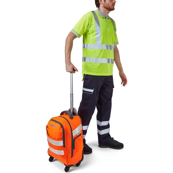 Pulsar PR545 High Vis Orange Trolly Back Pack