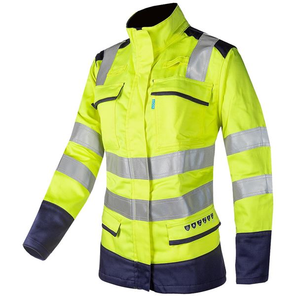 Sioen Kasie High Vis Yellow Womens Arc Jacket
