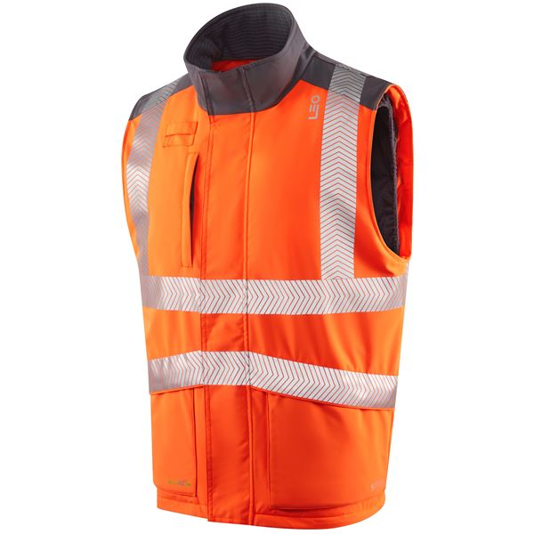 Leo BW02 Halsinger High Vis Bodywarmer