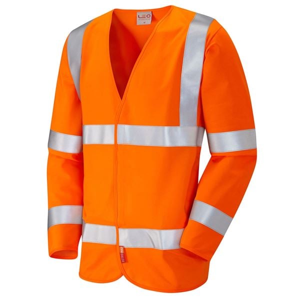 Leo S11 Parkham High Vis Long Sleeve FR Vest