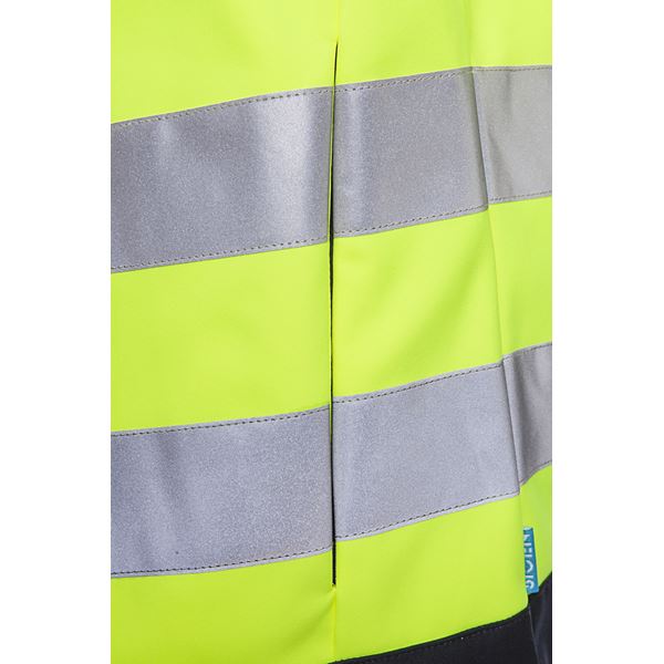 Sioen 521A Walney High Vis Yellow Softshell Jacket