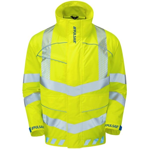 Pulsar EVO103 High Vis Yellow Bomber Jacket With Hood